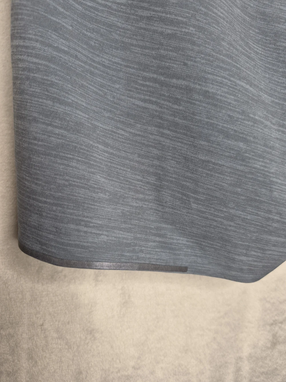 Lululemon Surge Athletic Running Shorts Heather Blue Gray Mens Small 27x6